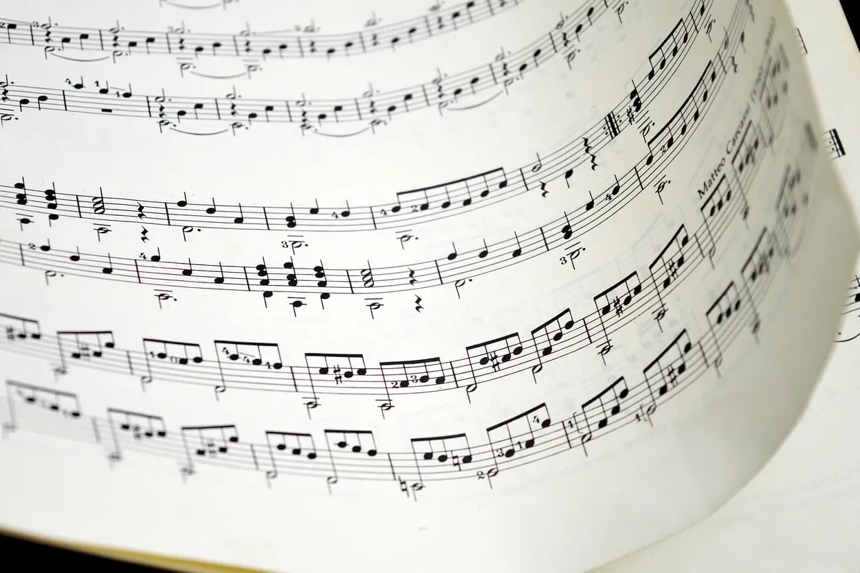 Sheet music, wallpaper 4k, grades