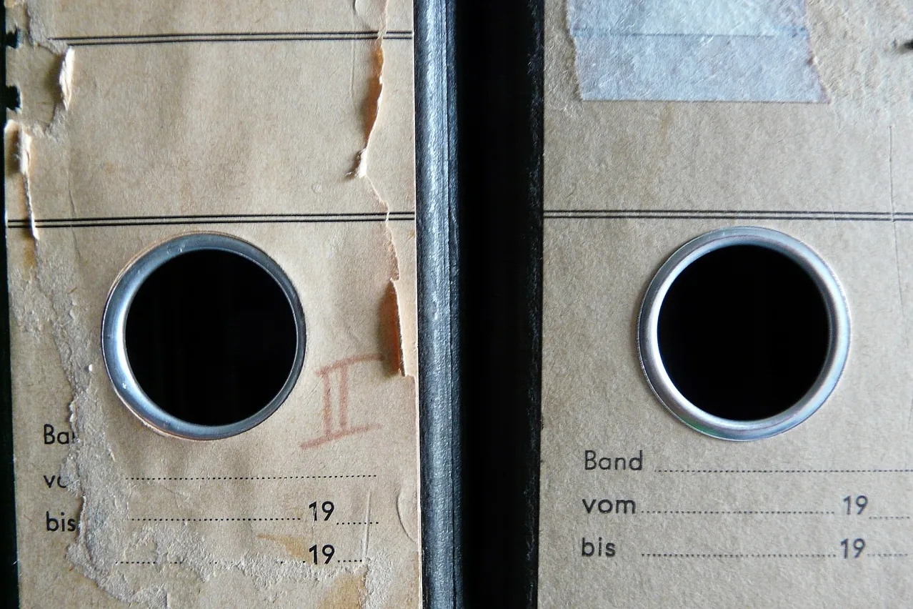 Files, file folder, old