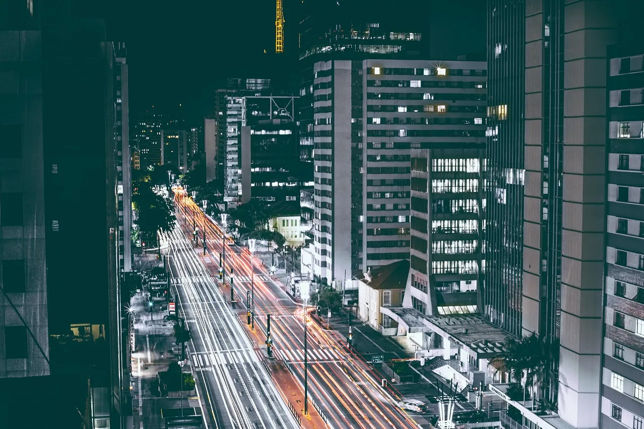 Cars, traffic, buildings