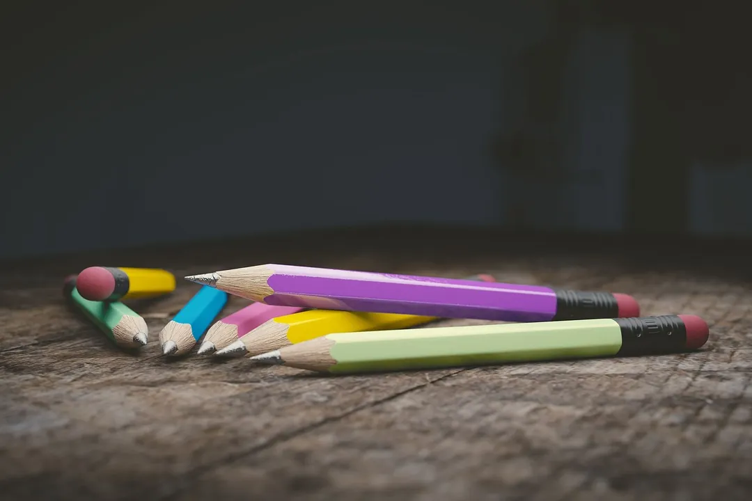 Pencils, writing, stationery