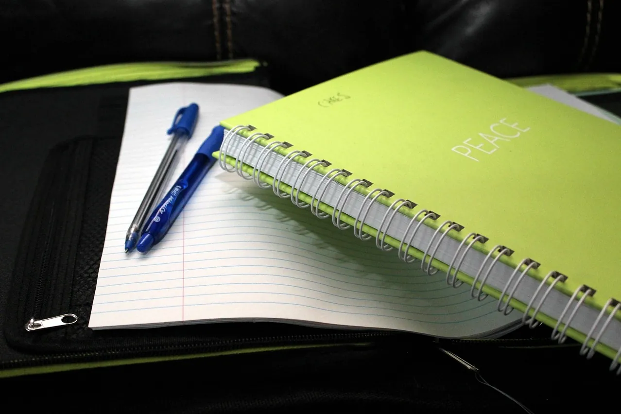 School book, binder, folder