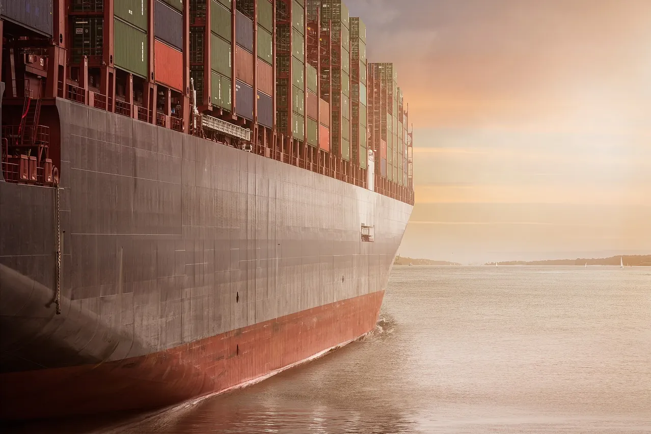 Container, container ship, port