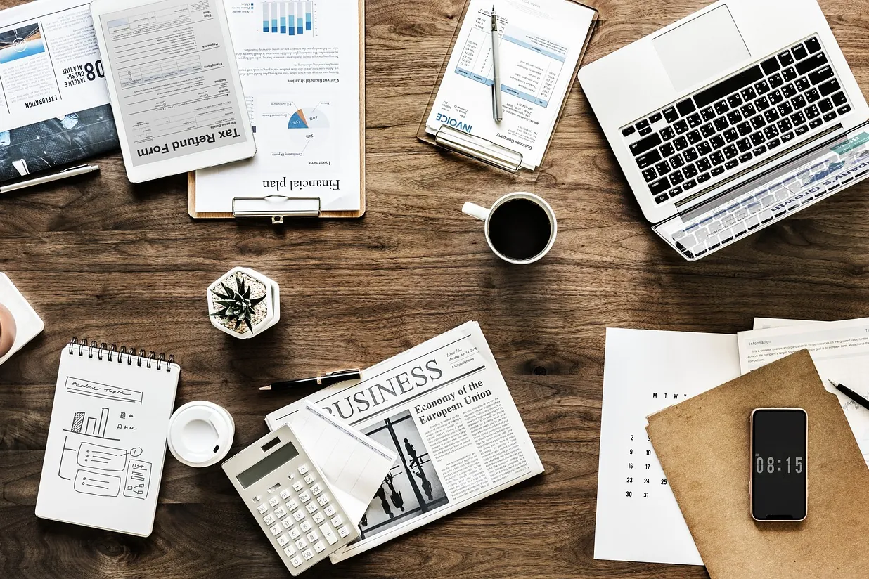 Desk, work, business