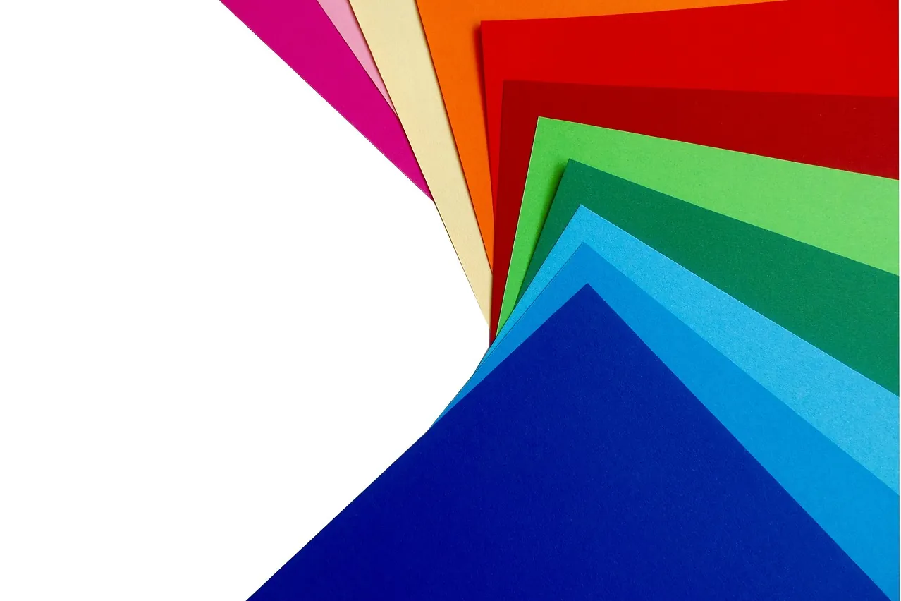 Color paper, paper, multicoloured