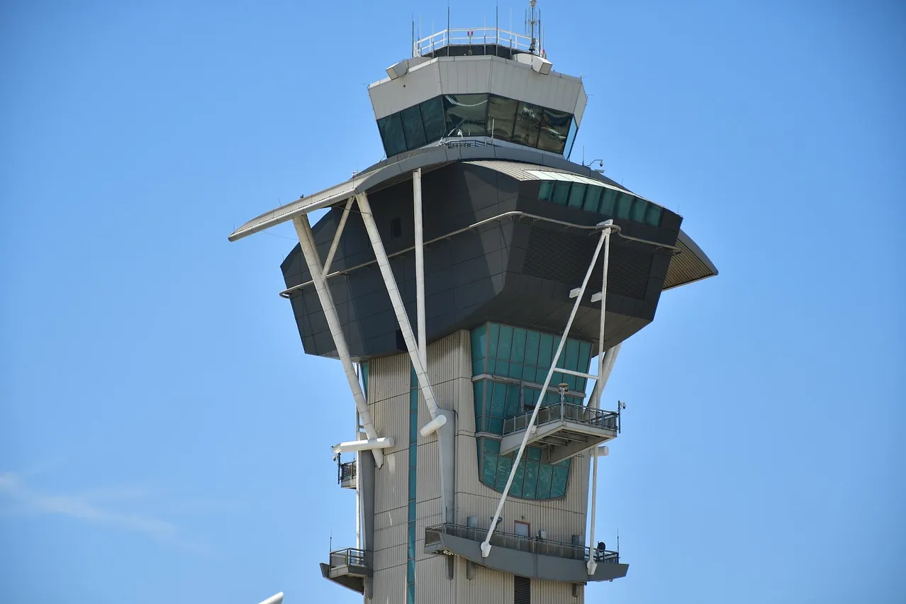 Control tower, airport tower, airport traffic controller