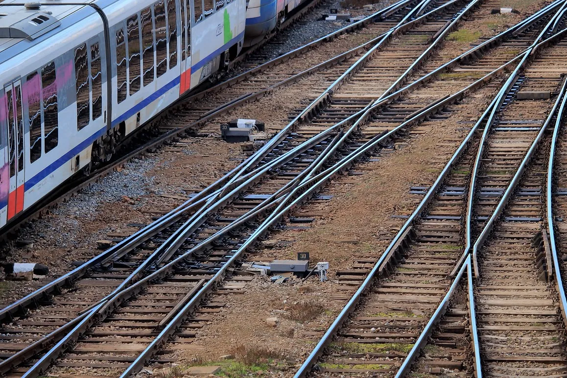 Railway, train, switch