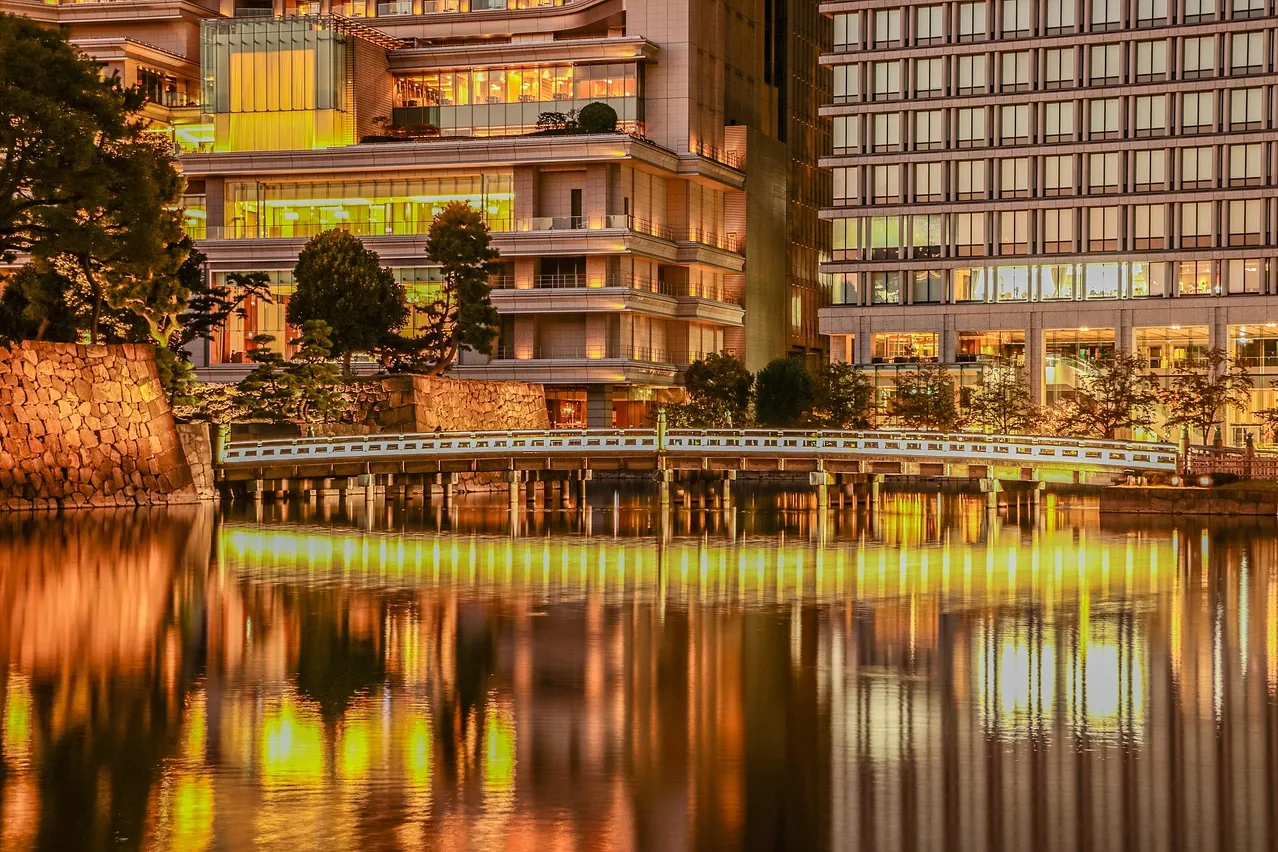 Tokyo, bridge, wadakura moat