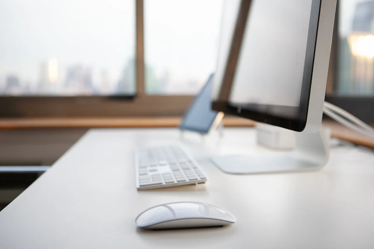 Desktop, computer, keyboard