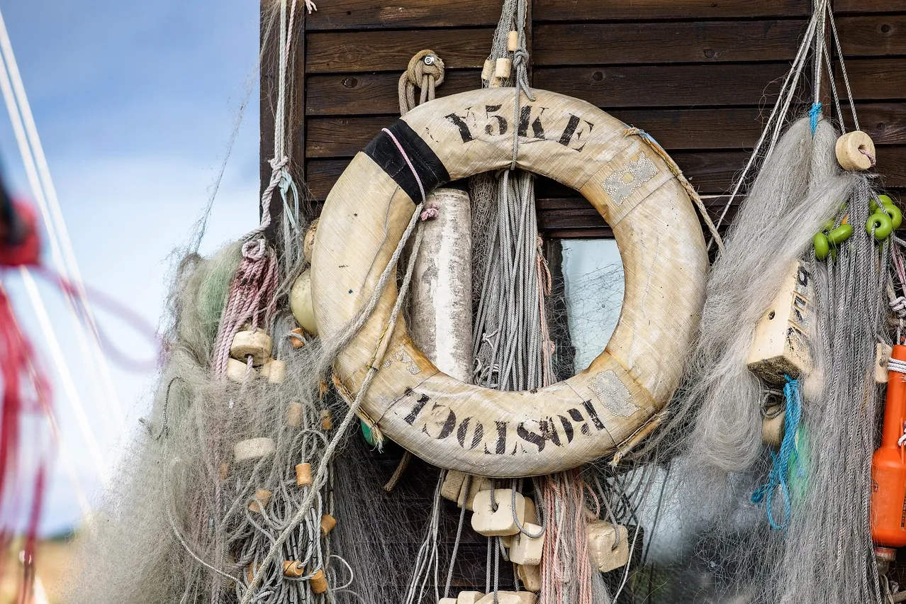 Lifebuoy, fishing supplies, security
