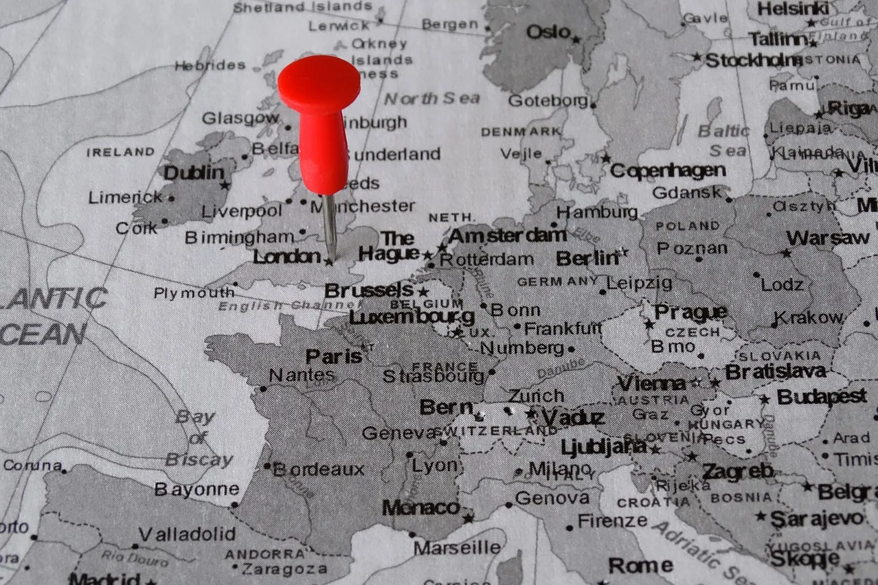 Atlas, map, london