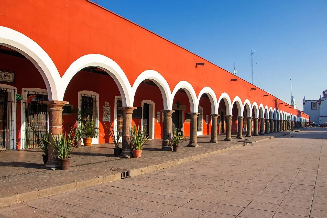 Puebla, mexico, town square