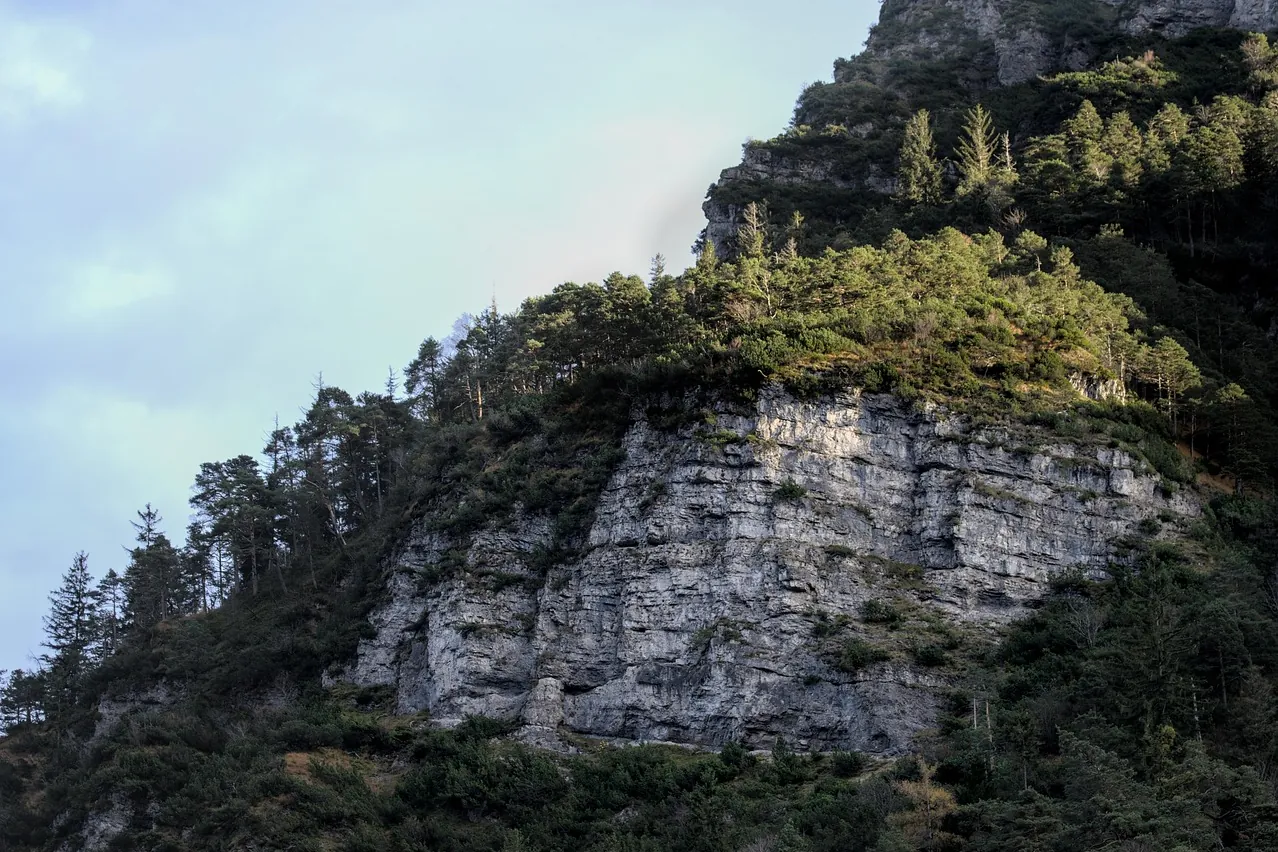 Mountain, nature, rock