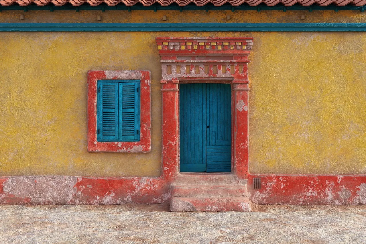 House, door, entrance