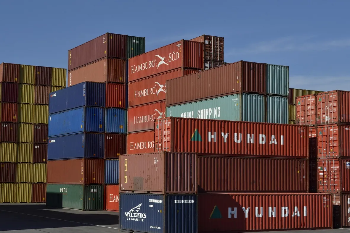 Container, freight, transport