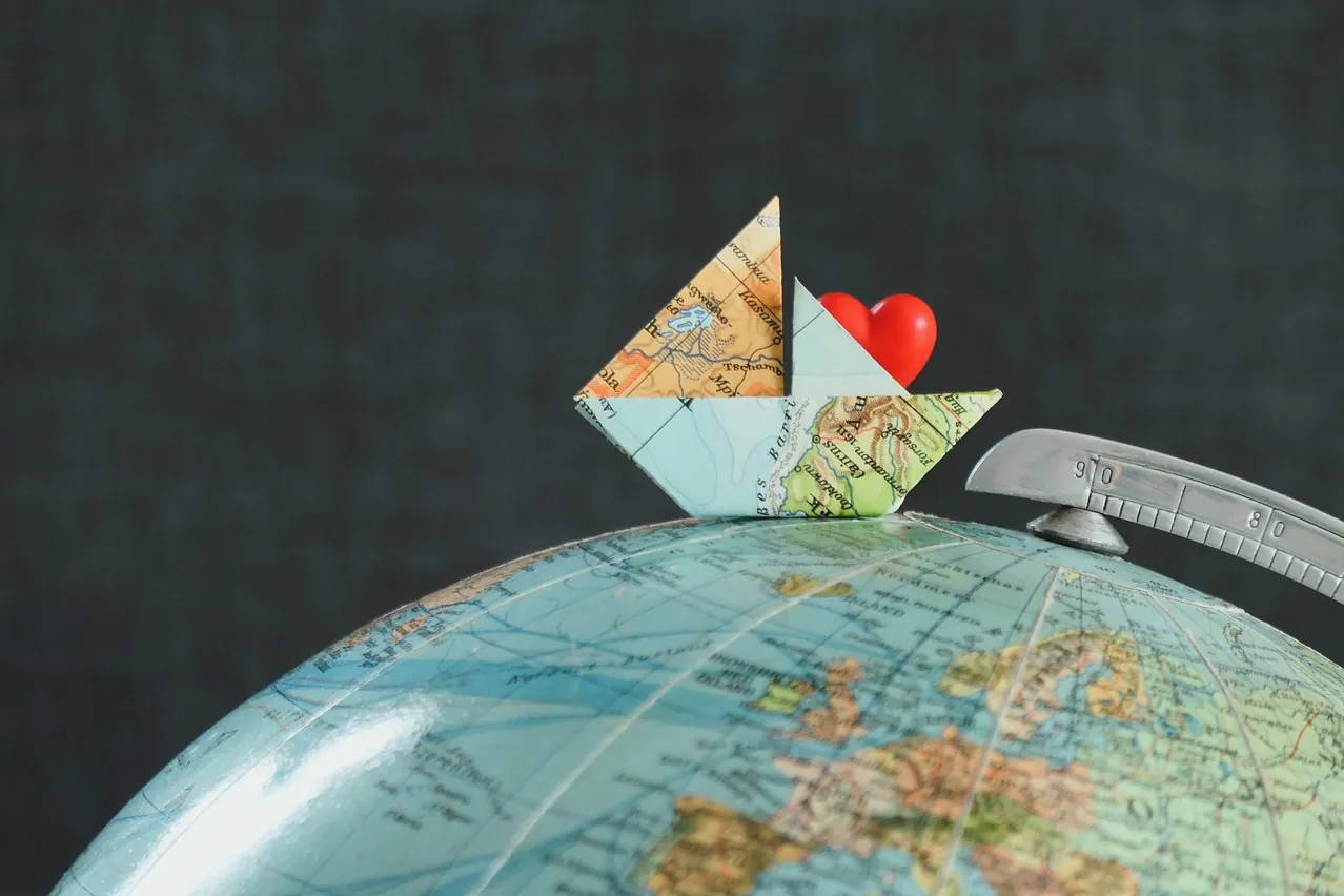 Globe, ship, exploration