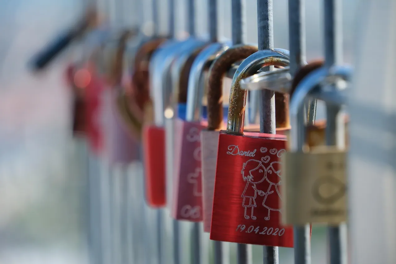 Lock, love, romance